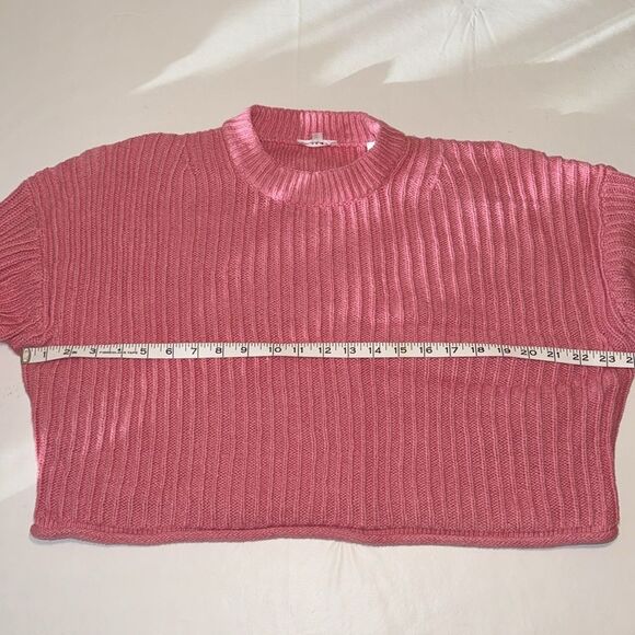 ALC Cashmere Blend Ribbed Crewneck Sweater, Size XS - Picture 3 of 7